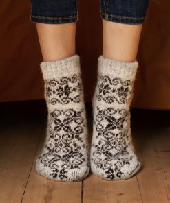 Unisex Whimsical Fantasy Goat Wool Low-Cut Socks