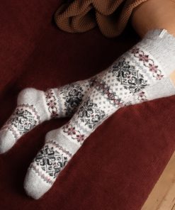 Women's Winter Wonderland Goat Wool Over-the-Knee Socks