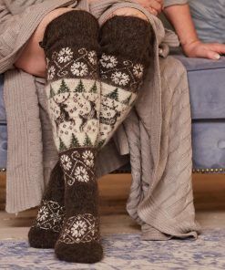 Women's Alpine Meadow Goat Wool Over-the-Knee Socks