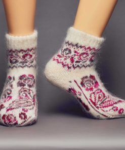 Women's Butterfly Magic Goat Wool Low-Cut Socks