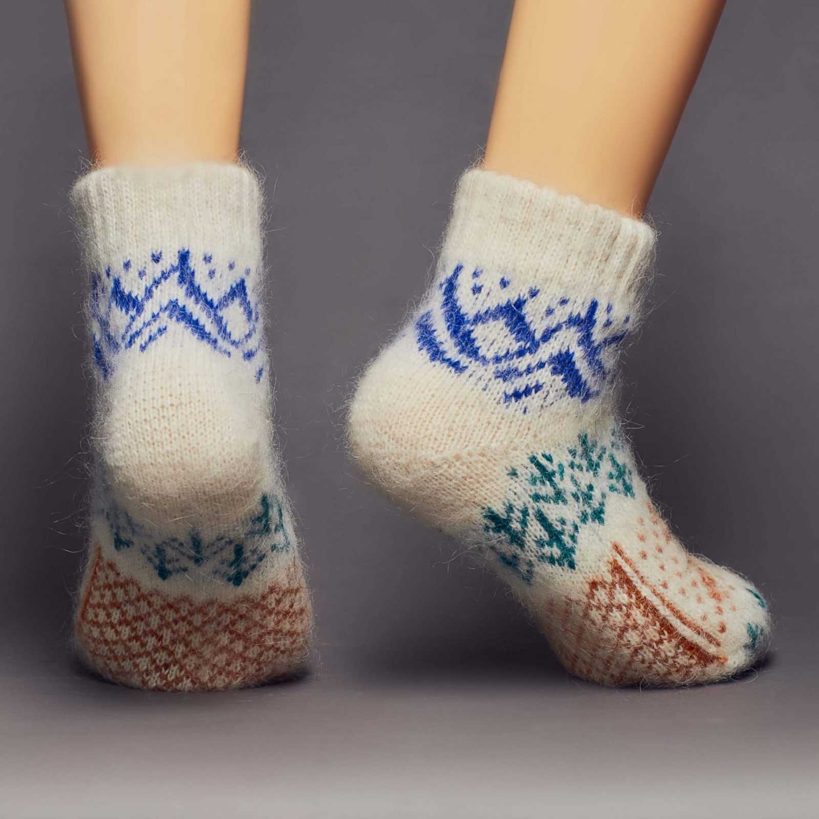 sm-image-10c0be825f41bc1f77d6a244 Unisex Alpine Forest Goat Wool Low-Cut Socks