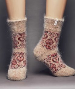 Women's Cozy Love Thick Non-Binding Goat Wool Crew Socks