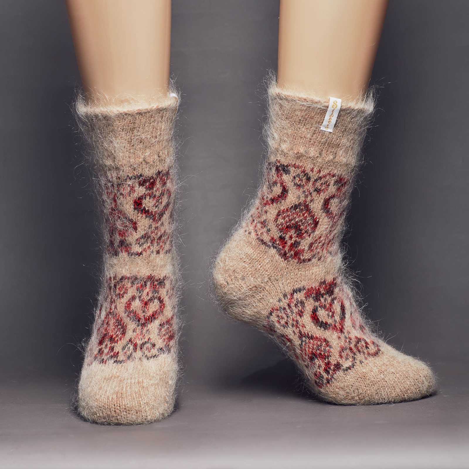 sm-image-1e14c91b383f13a9aee56536 Women's Cozy Love Thick Non-Binding Goat Wool Crew Socks