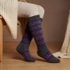 Women's Dusk Meadow Goat Wool Knee-High Socks