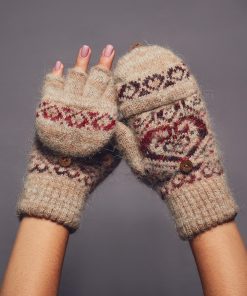 Women's Something Romantic Goat Wool Mitten Gloves