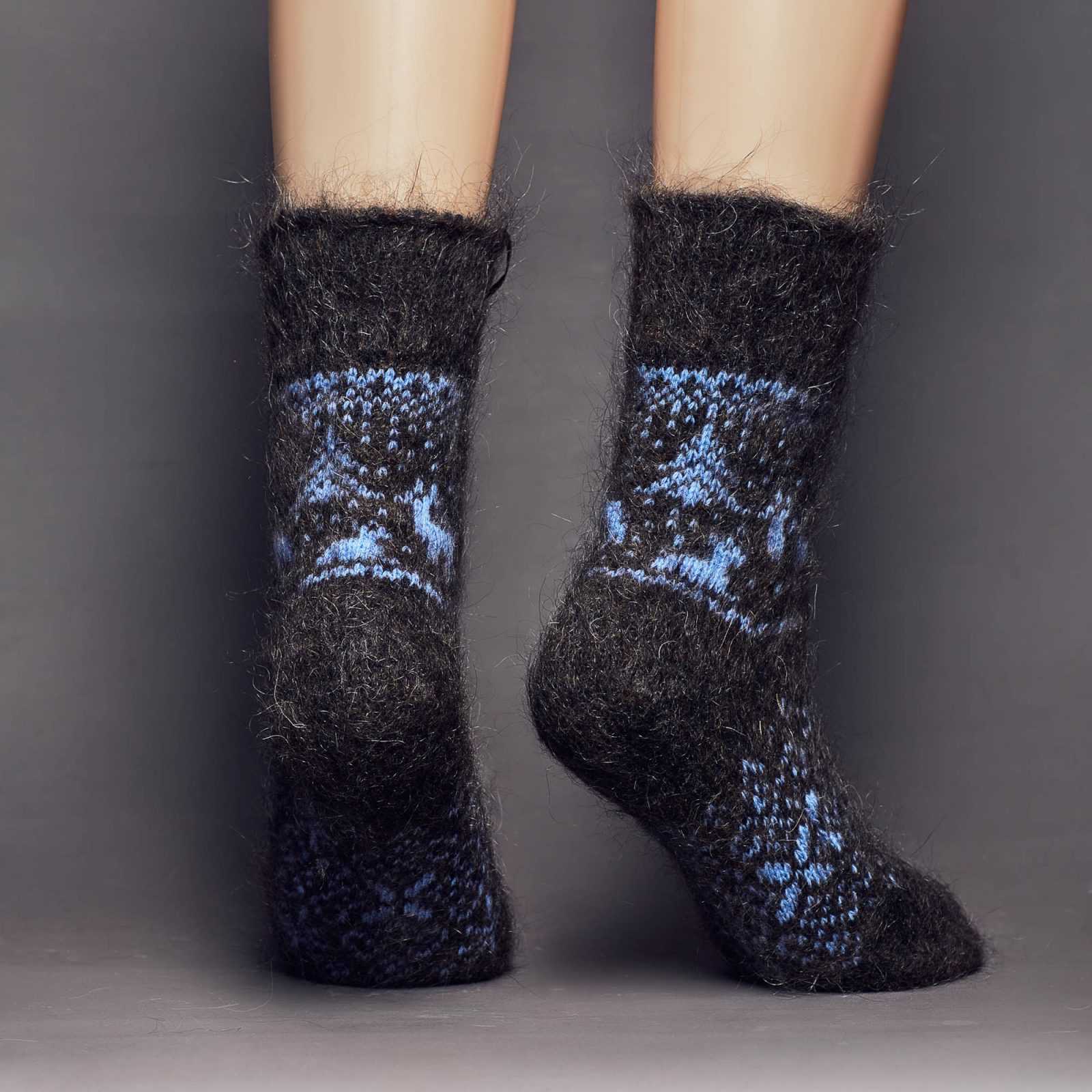 sm-image-327d25ef15d52746b6968d9d Unisex Alpine Night Non-Binding Goat Wool Crew Socks