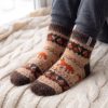 Women's Fall Foxes Goat Wool Low-Cut Socks
