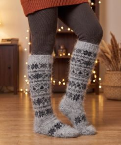 Women's Birch Woods Goat Wool Knee-High Socks