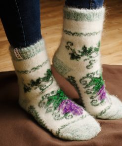 Women's Vine Ripe Thick Goat Wool Crew Socks