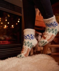 Unisex Alpine Forest Goat Wool Low-Cut Socks