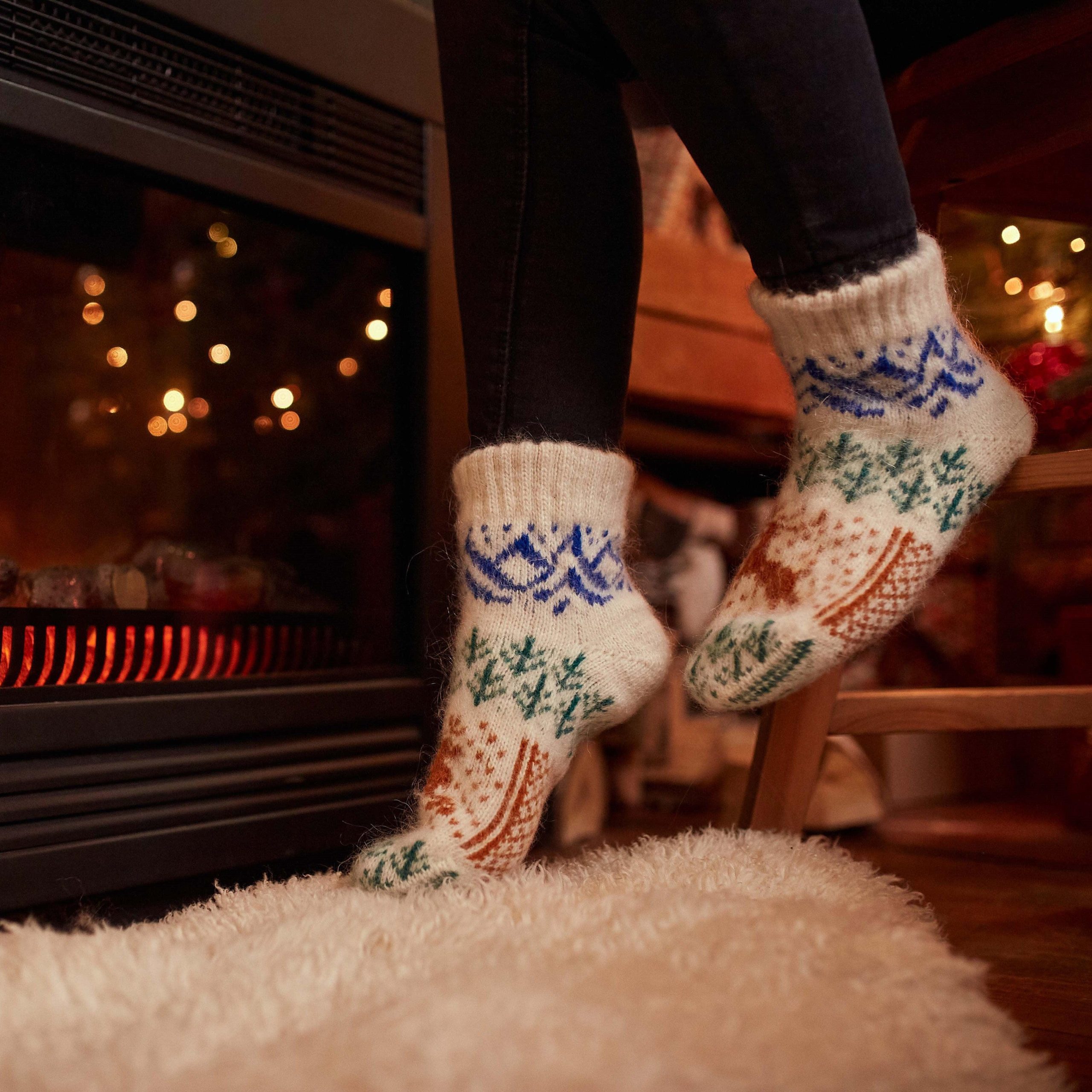 sm-image-4b84e0a01071144d0b92719f Unisex Alpine Forest Goat Wool Low-Cut Socks
