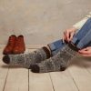 Unisex Northern Frost Goat Wool Thick Crew Socks