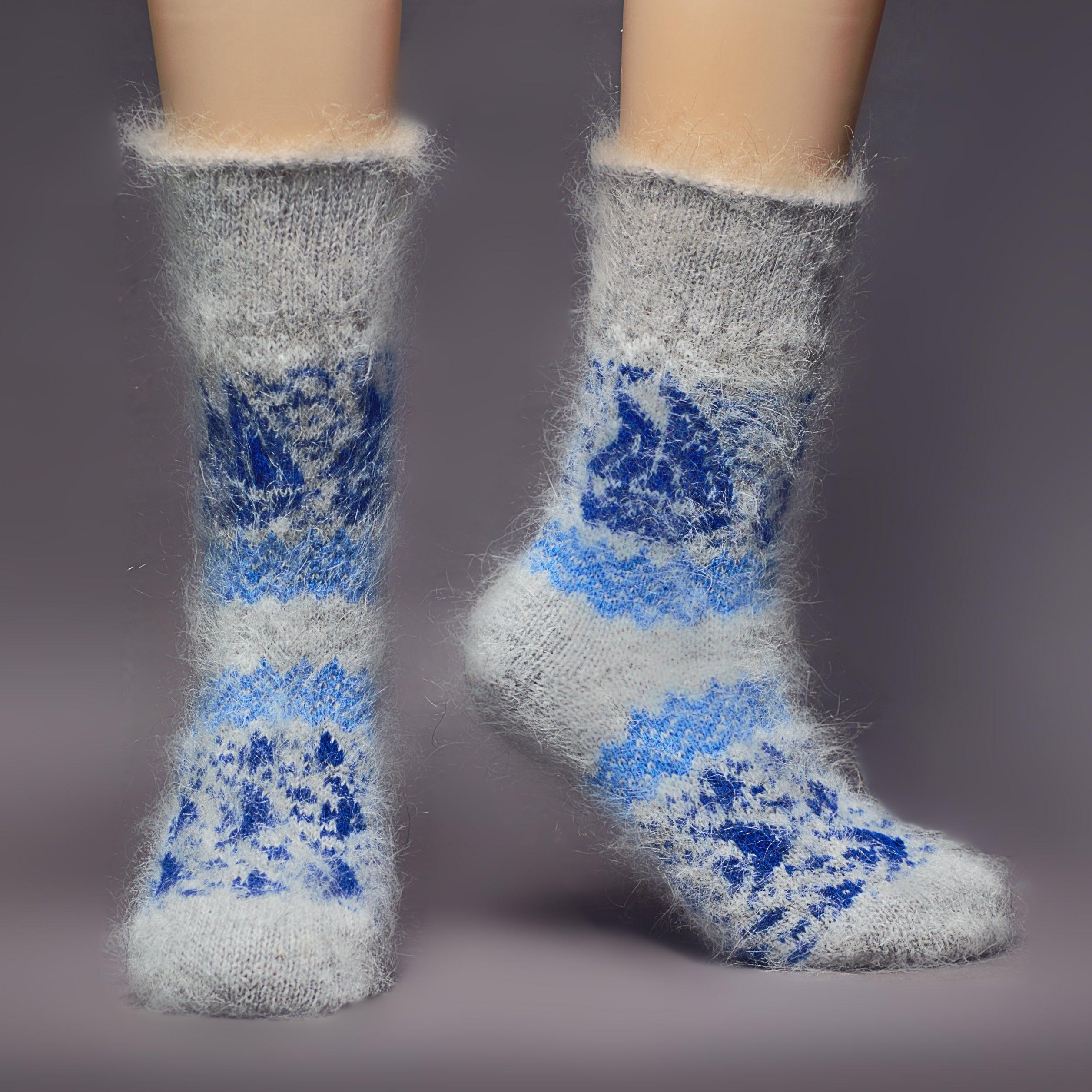 sm-image-582de958e057db3ed163ed9a Unisex Nautical Seascape Non-Binding Goat Wool Crew Socks