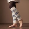 Women's Snow Star Goat Wool Leg Warmers
