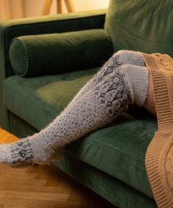 Women's Icicle Illusions Goat Wool Over-the-Knee Socks