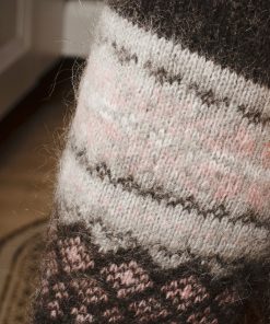 Women's Rosy Nightfall Goat Wool Leg Warmers