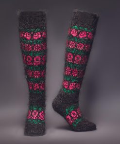 Women's Bountiful Blossoms Goat Wool Knee-High Socks