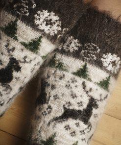 Women's Frosty Fawn Goat Wool Leg Warmers
