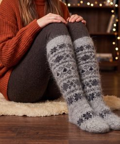 Women's Birch Woods Goat Wool Knee-High Socks