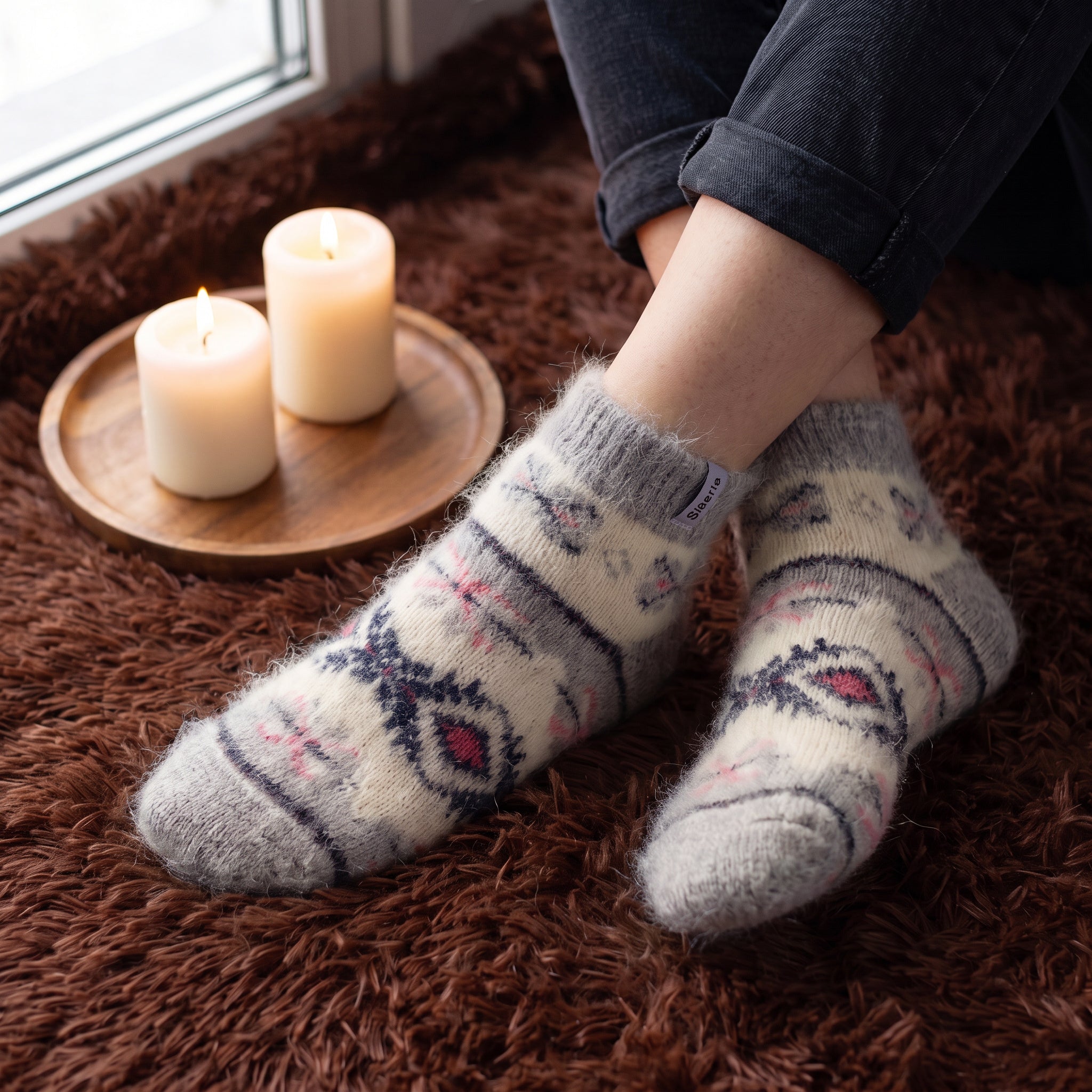 sm-image-a33e13281d0b94a751976dfe Women's Cozy Romance Goat Wool Low-Cut Socks