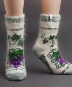 Women's Vine Ripe Thick Goat Wool Crew Socks