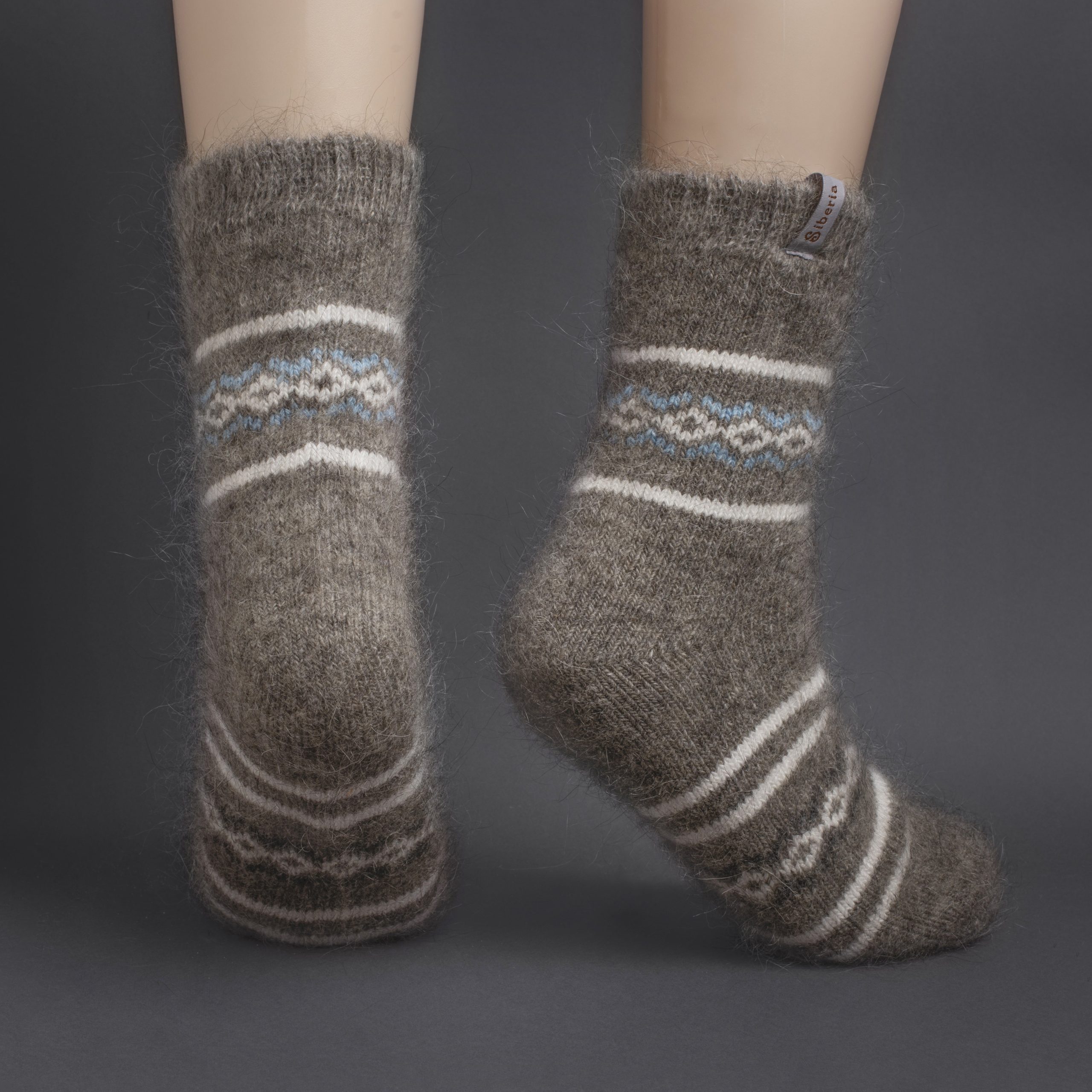 sm-image-addac16397777c535b4b7e8c Unisex Arctic Fog Thick Goat Wool Crew Socks
