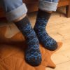 Men's Black Diamond Goat Wool Crew Socks