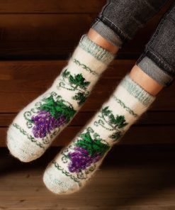 Women's Vine Ripe Thick Goat Wool Crew Socks