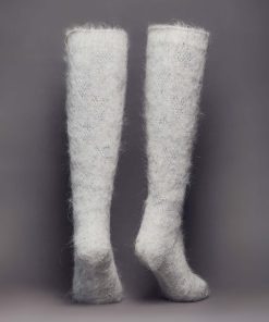 Women's Misty Romance Goat Wool Knee-High Socks