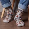 Men's Campout Fun Goat Wool Crew Socks