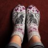 Women's Kittie Love Goat Wool Low-Cut Socks