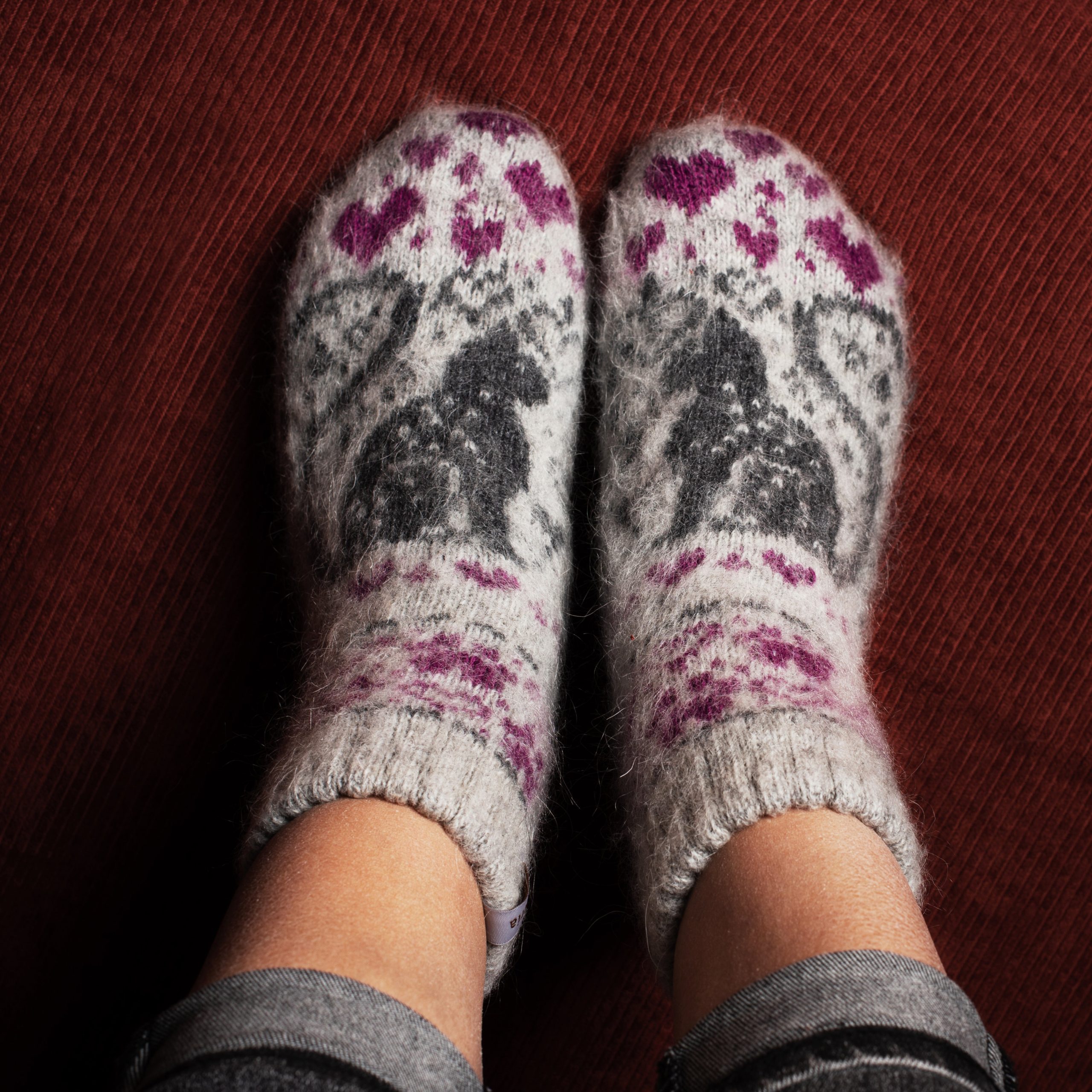 sm-image-c72fb405088627253c09c1ef Women's Kittie Love Goat Wool Low-Cut Socks