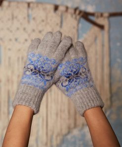 Women's Crystal Ice Goat Wool Gloves