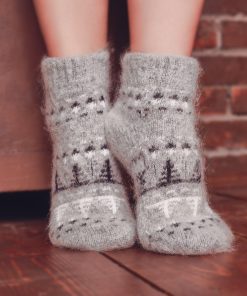 Women's Winter Reflections Goat Wool Low-Cut Socks