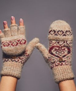 Women's Something Romantic Goat Wool Mitten Gloves