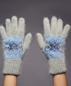 Women's Crystal Ice Goat Wool Gloves