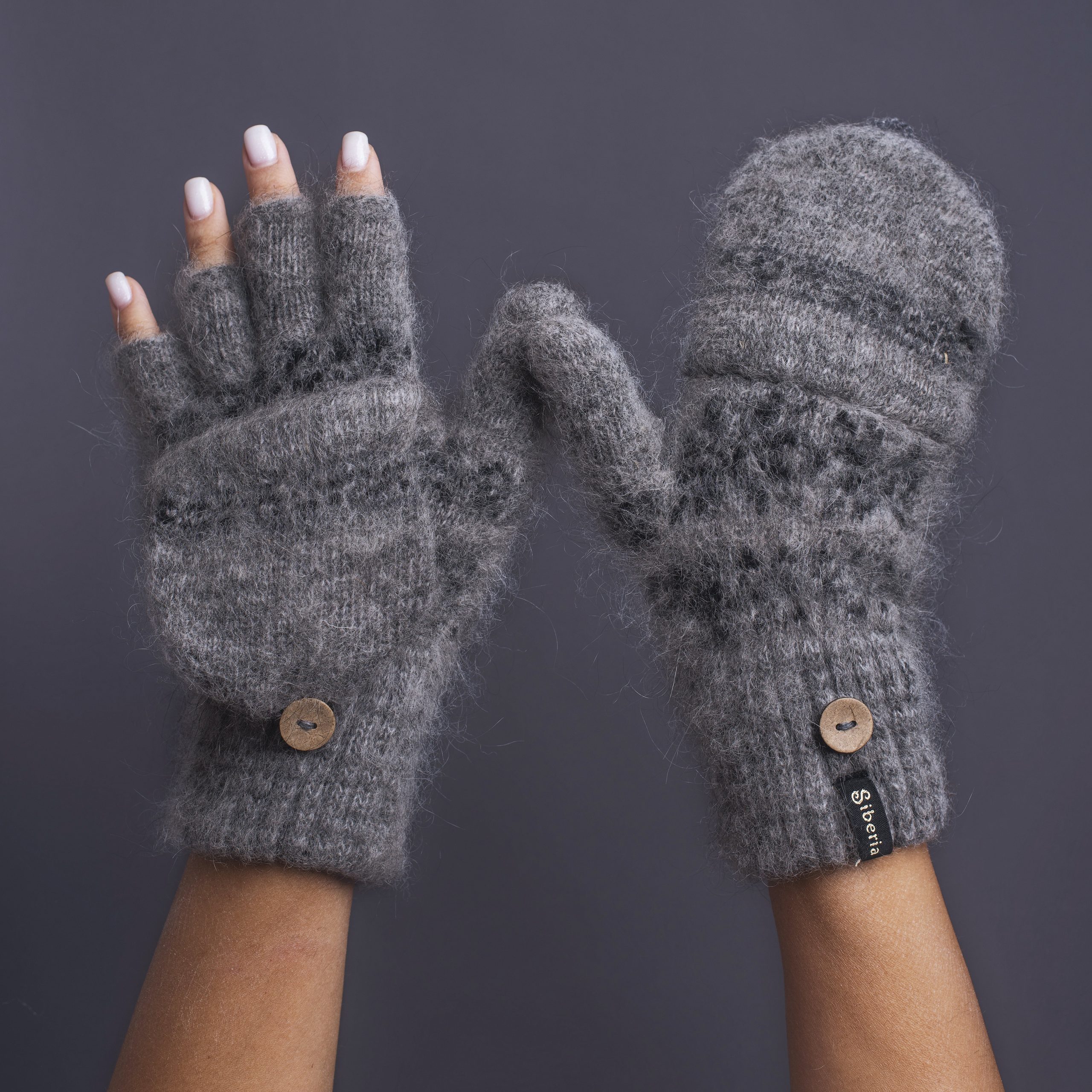 sm-image-e6a1a3e49533eca8579e65ea Women's Midnight Veil Goat Wool Mitten Gloves