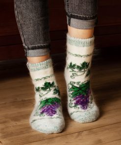 Women's Vine Ripe Thick Goat Wool Crew Socks